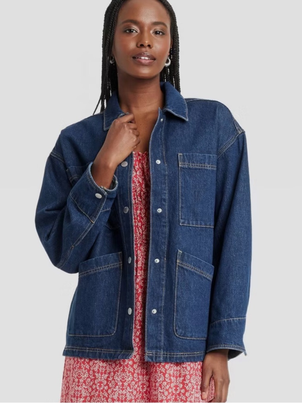 Universal Thread Indigo Denim Chore Jacket
